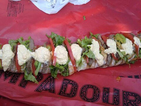 ピクニックに☆１品で贅沢満足☆サンドイッチ